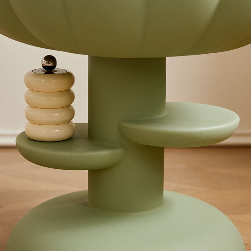 Modern Minimalist PE Flower Cloud End Table 3-Tier For Living Room