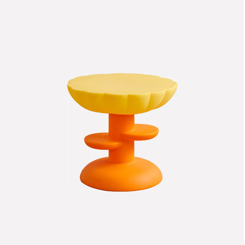 Modern Minimalist PE Flower Cloud End Table 3-Tier For Living Room