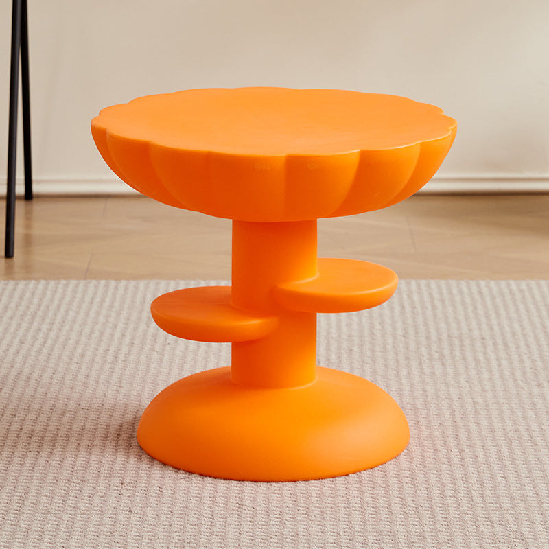 Modern Minimalist PE Flower Cloud End Table 3-Tier For Living Room