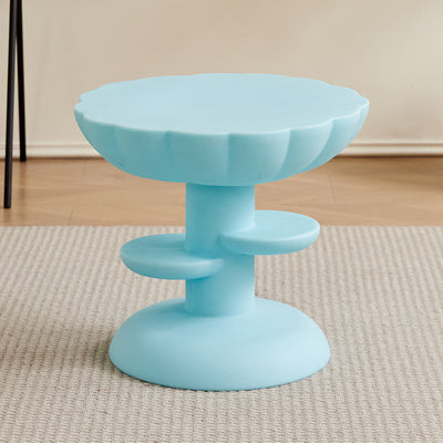 Modern Minimalist PE Flower Cloud End Table 3-Tier For Living Room