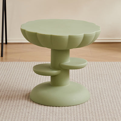 Modern Minimalist PE Flower Cloud End Table 3-Tier For Living Room