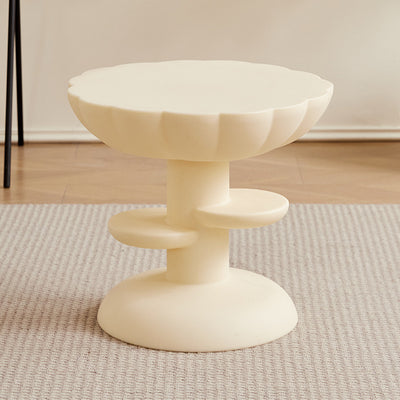 Modern Minimalist PE Flower Cloud End Table 3-Tier For Living Room