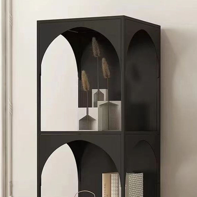 Modern Minimalist Iron Square Side Table 3-Tier For Living Room