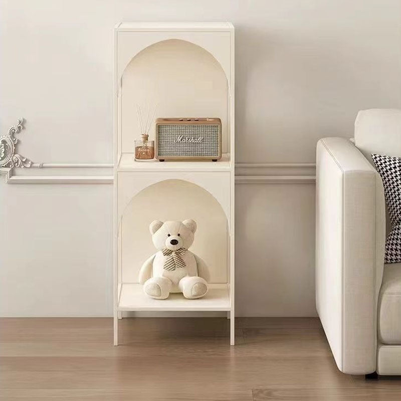 Modern Minimalist Iron Square Side Table 3-Tier For Living Room