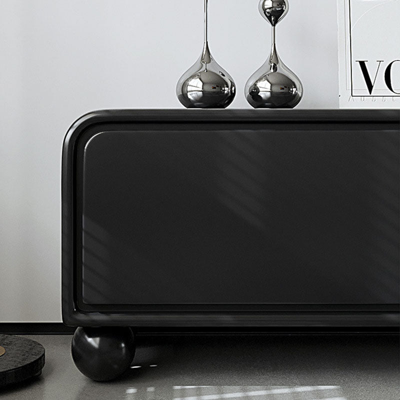 Modern Minimalist MDF Wood Rectangular TV Stand 3-Drawer For Living Room