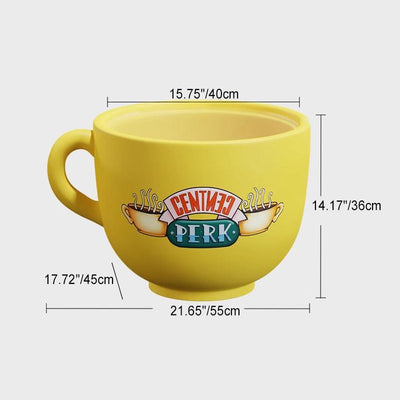 Zeitgenössischer kreativer Kaffeetassenform-gehärtetes Glas-Edelstahl-Beistelltisch 1-stufig für Wohnzimmer 