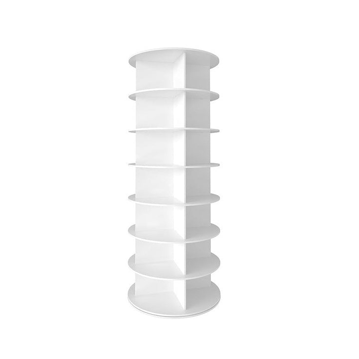 Rangement de chaussures moderne minimaliste sur pied rond en PVC et bois plastique 4/5/6/7 niveaux pour entrées 