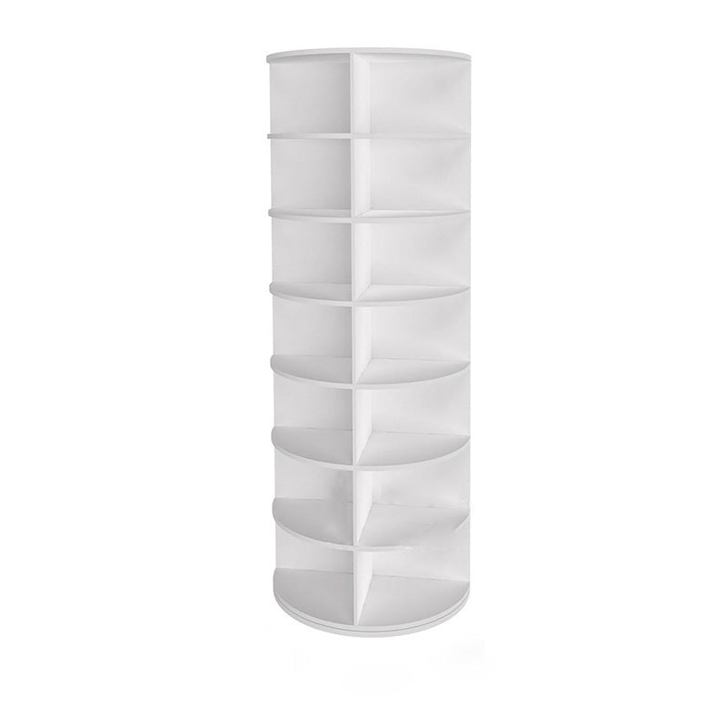 Rangement de chaussures moderne minimaliste sur pied rond en PVC et bois plastique 4/5/6/7 niveaux pour entrées 