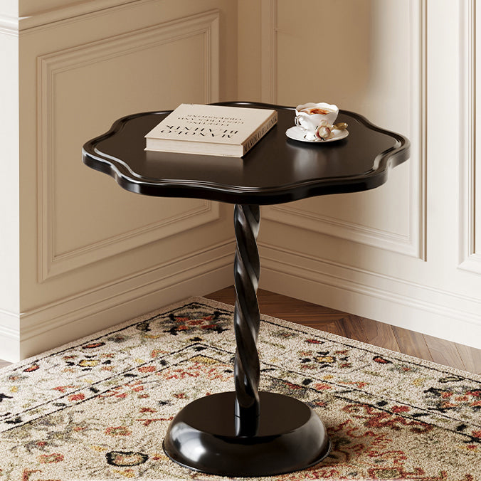 Moderner Art Deco Petal Spiral Runder PP Endtisch 1-stufig Für Wohnzimmer 