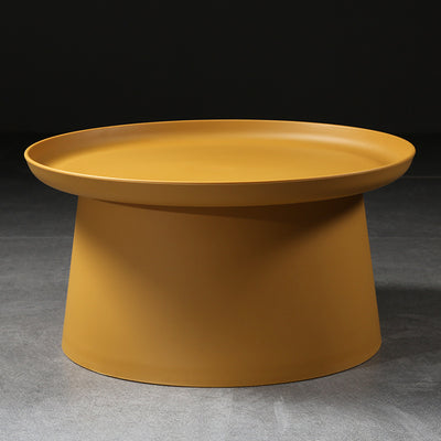 Table d'extrémité ronde minimaliste moderne 1 niveau pour salon 