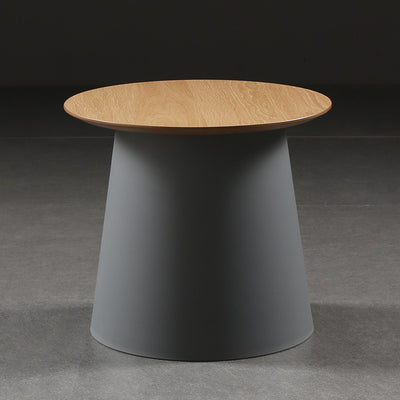 Table d'extrémité ronde minimaliste moderne 1 niveau pour salon 