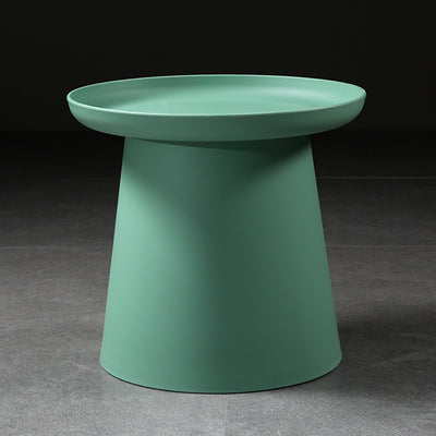 Table d'extrémité ronde minimaliste moderne 1 niveau pour salon 