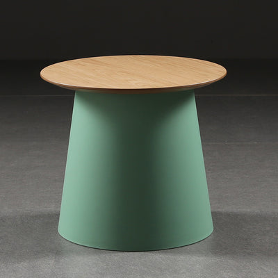 Table d'extrémité ronde minimaliste moderne 1 niveau pour salon 