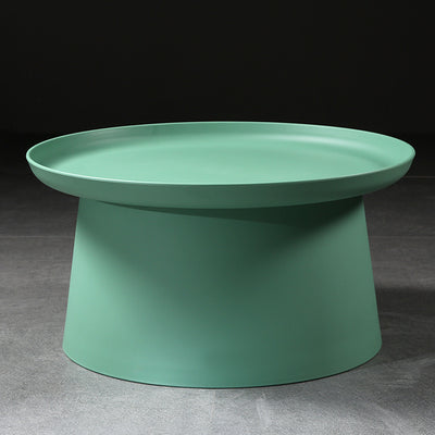 Table d'extrémité ronde minimaliste moderne 1 niveau pour salon 