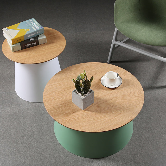 Moderner minimalistischer runder PP-Beistelltisch 1-stufig für das Wohnzimmer 