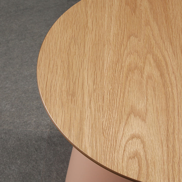 Moderner minimalistischer runder PP-Beistelltisch 1-stufig für das Wohnzimmer 