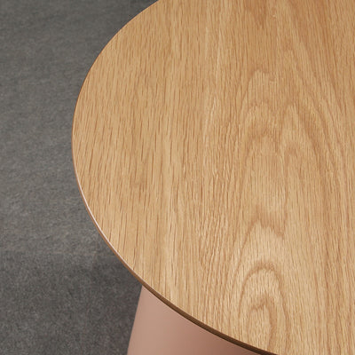 Table d'extrémité ronde minimaliste moderne 1 niveau pour salon 