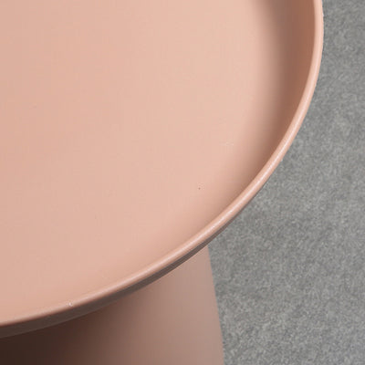 Table d'extrémité ronde minimaliste moderne 1 niveau pour salon 