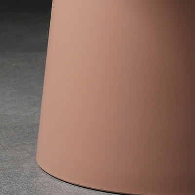 Table d'extrémité ronde minimaliste moderne 1 niveau pour salon 