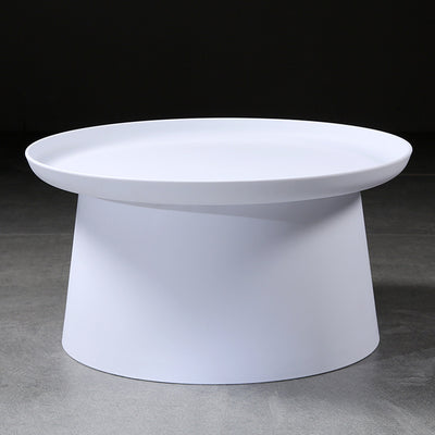 Table d'extrémité ronde minimaliste moderne 1 niveau pour salon 