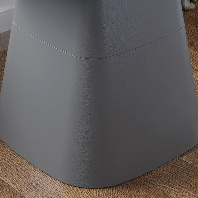 Modern Minimalist Hexagonal Square Cone PP End Table 1-Tier For Living Room