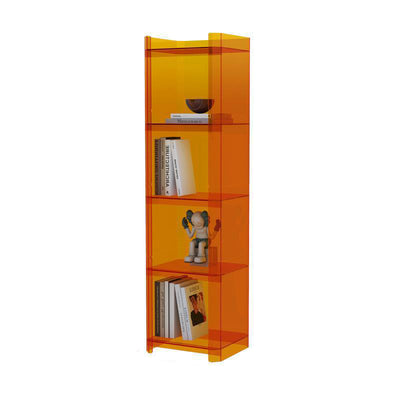 Contemporary Creative Square Rectangle Layered Acrylic Nightstand 2/3/4/5 Tiers For Bedroom