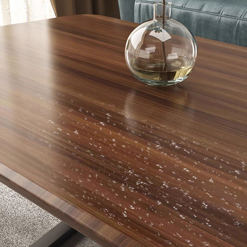 リビングルーム用のモダンなミニマリスト長方形プレートスチールコーヒーテーブル 