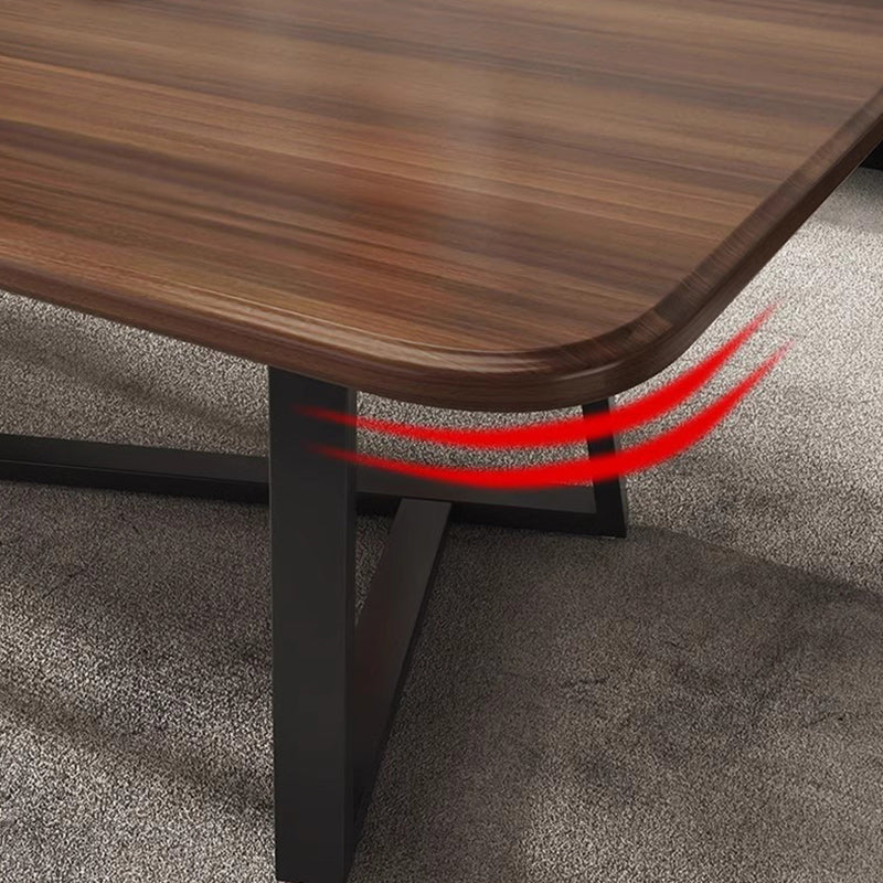 Moderner minimalistischer rechteckiger Stahltisch für das Wohnzimmer 