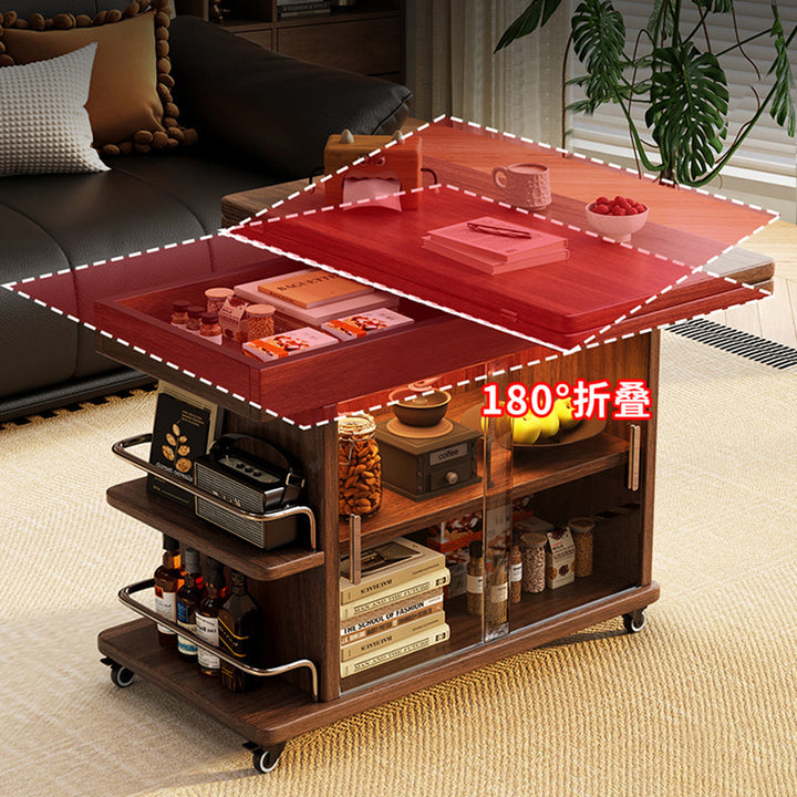 Modern Minimalist Rectangular Plywood Stainless Steel Tempered Glass Side Table 3-Tier For Living Room