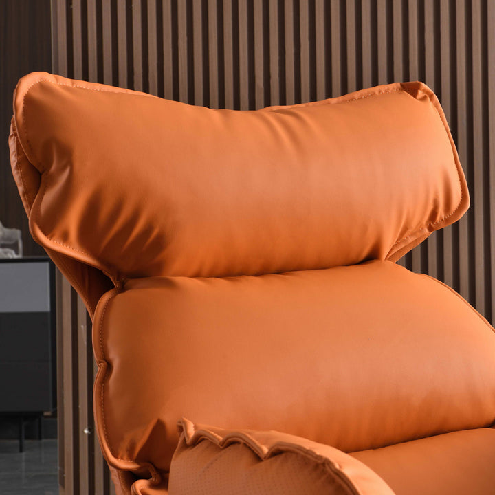 Contemporary Luxury Swivel Accent Chair - 1-Seater Comfortable Backrest Armrest Leisure Chair For Living Room &amp; Bedroom