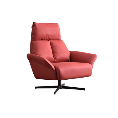 Comfortable Scandinavian Accent Chair - Ergonomic Backrest Armrest Chair For Bedroom & Living Room