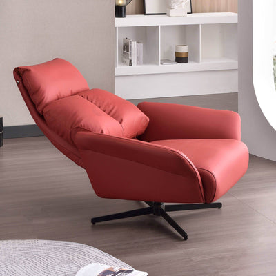 Comfortable Scandinavian Accent Chair - Ergonomic Backrest Armrest Chair For Bedroom & Living Room
