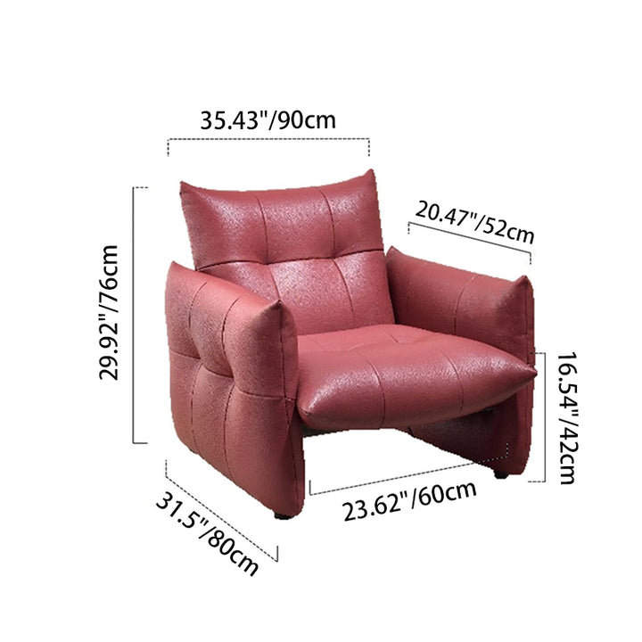 Chaise d'appoint ergonomique de luxe - Design élégant de dossier de fauteuil pour salon et chambre 