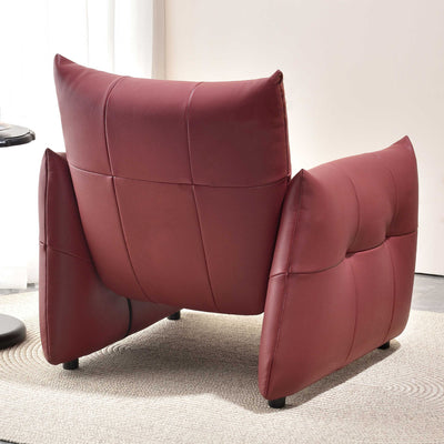 Luxury Ergonomic Accent Chair - Elegant Armchair Backrest Design For Living Room & Bedroom