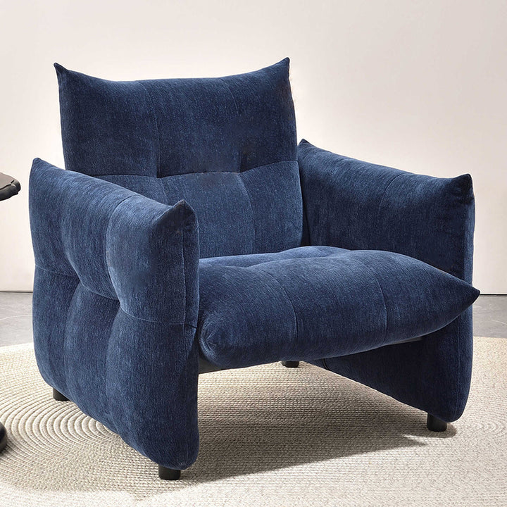 Luxury Ergonomic Accent Chair - Elegant Armchair Backrest Design For Living Room &amp; Bedroom