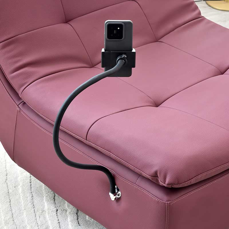 Contemporary Full Eco Leather Armchair With Solid Wood Frame - 360° Swivel Accent Chair For Living Room
