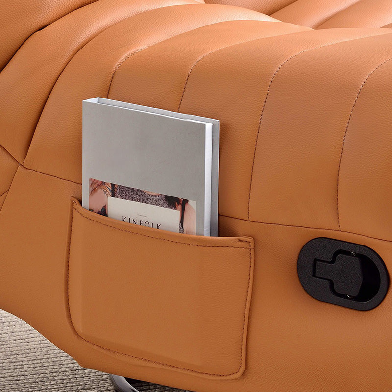 Modern Luxury Recliner Lounge Chair - Adjustable 360° Swivel Relax Accent Chair For Living Room