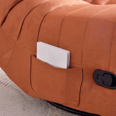 Modern Luxury Recliner Lounge Chair - Adjustable 360° Swivel Relax Accent Chair For Living Room