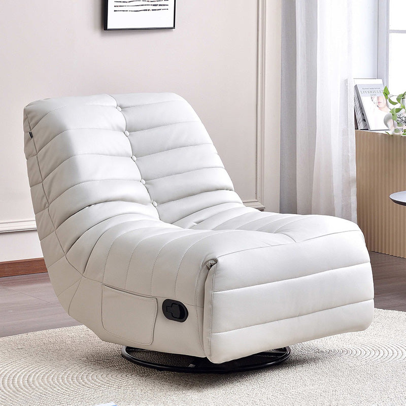 Modern Luxury Recliner Lounge Chair - Adjustable 360° Swivel Relax Accent Chair For Living Room