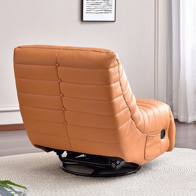 Modern Luxury Recliner Lounge Chair - Adjustable 360° Swivel Relax Accent Chair For Living Room
