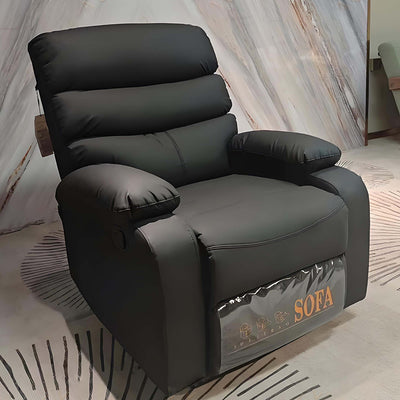 Modern Comfort Cat-Claw Leather Swivel Recliner Chair - Multi-Functional Lounge Accent Chair For Living Room