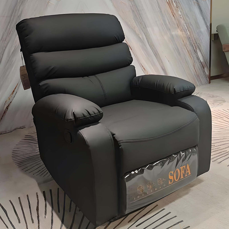 Modern Comfort Cat-Claw Leather Swivel Recliner Chair - Multi-Functional Lounge Accent Chair For Living Room