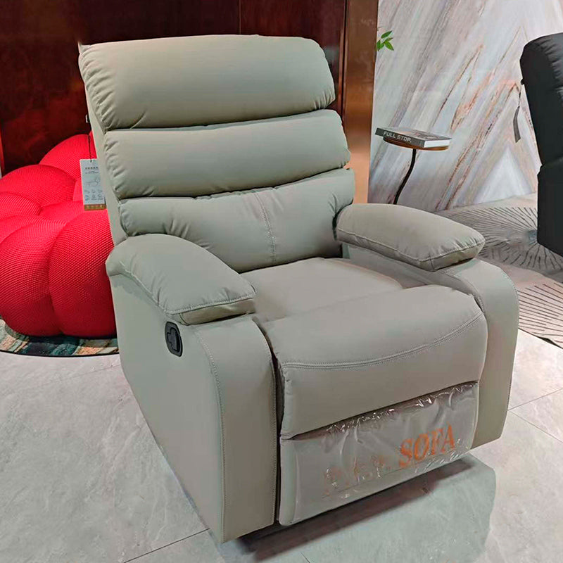 Modern Comfort Cat-Claw Leather Swivel Recliner Chair - Multi-Functional Lounge Accent Chair For Living Room