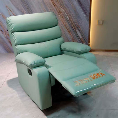 Modern Comfort Cat-Claw Leather Swivel Recliner Chair - Multi-Functional Lounge Accent Chair For Living Room