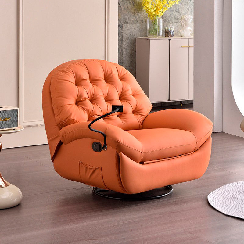 Modern Luxury Comfort Recliner Chair - 360° Rotating Lounge Accent Chair For Living Room