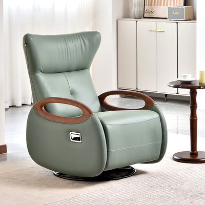 Contemporary Creative Multi-Function Armchair Chair - Eco Leather Lounge Accent Chair For Living Room