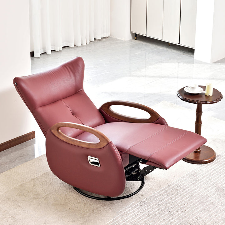 Fauteuil contemporain créatif multifonction - chaise d'appoint lounge en cuir écologique pour salon 