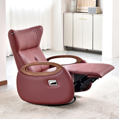 Contemporary Creative Multi-Function Armchair Chair - Eco Leather Lounge Accent Chair For Living Room