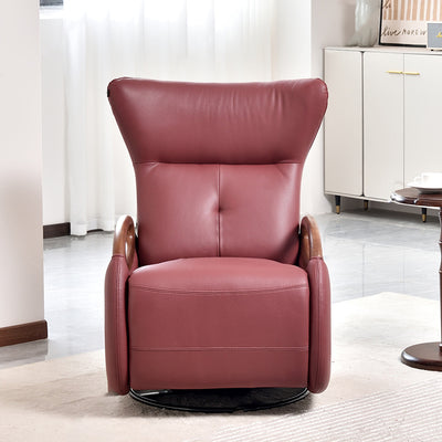 Contemporary Creative Multi-Function Armchair Chair - Eco Leather Lounge Accent Chair For Living Room