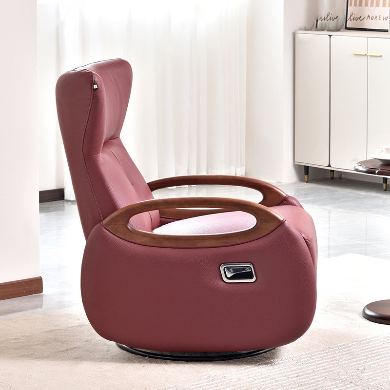 Contemporary Creative Multi-Function Armchair Chair - Eco Leather Lounge Accent Chair For Living Room